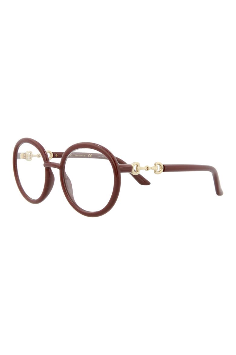 Round Optical Glasses, Alternate, color, RED RED TRANSPARENT