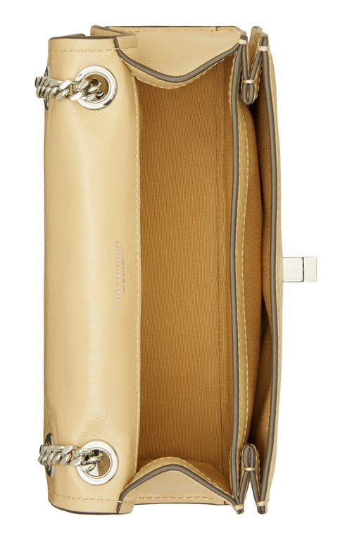 Tory Burch Kira Turnlock Mini Convertible Shoulder Bag In Brown