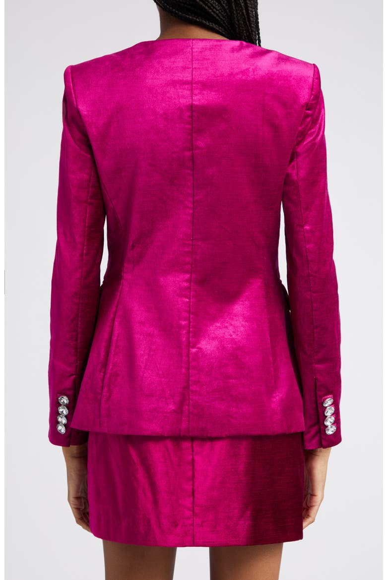 Cencia Cotton Blend Jacket, Alternate, color, FUCHSIA
