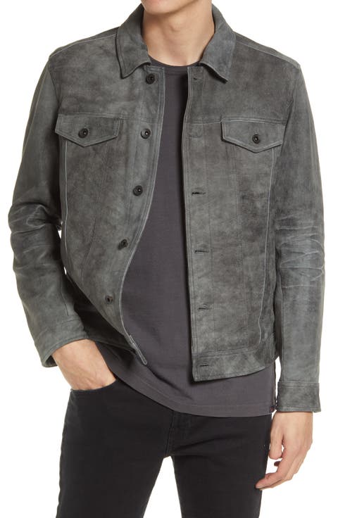 Andrew Suede Trucker Jacket