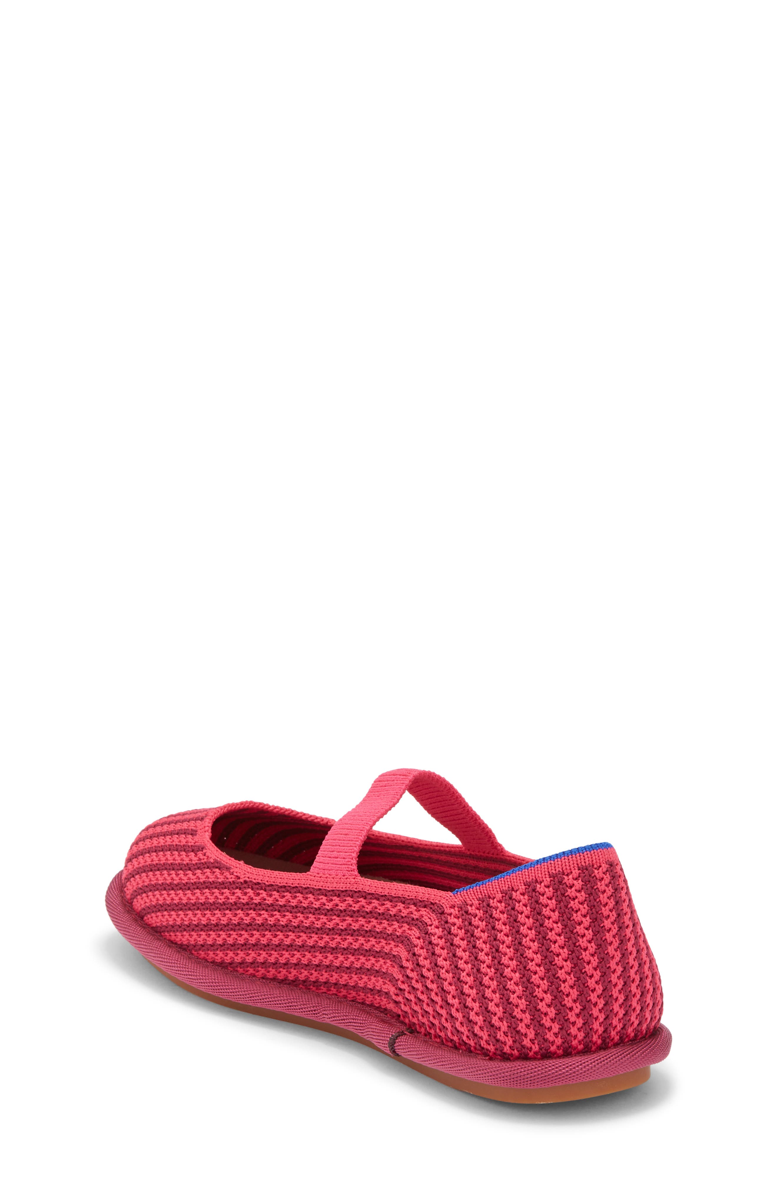 Rothy's Kids' The Mini Mary Jane Flat, Alternate, color, Raspberry Stripe