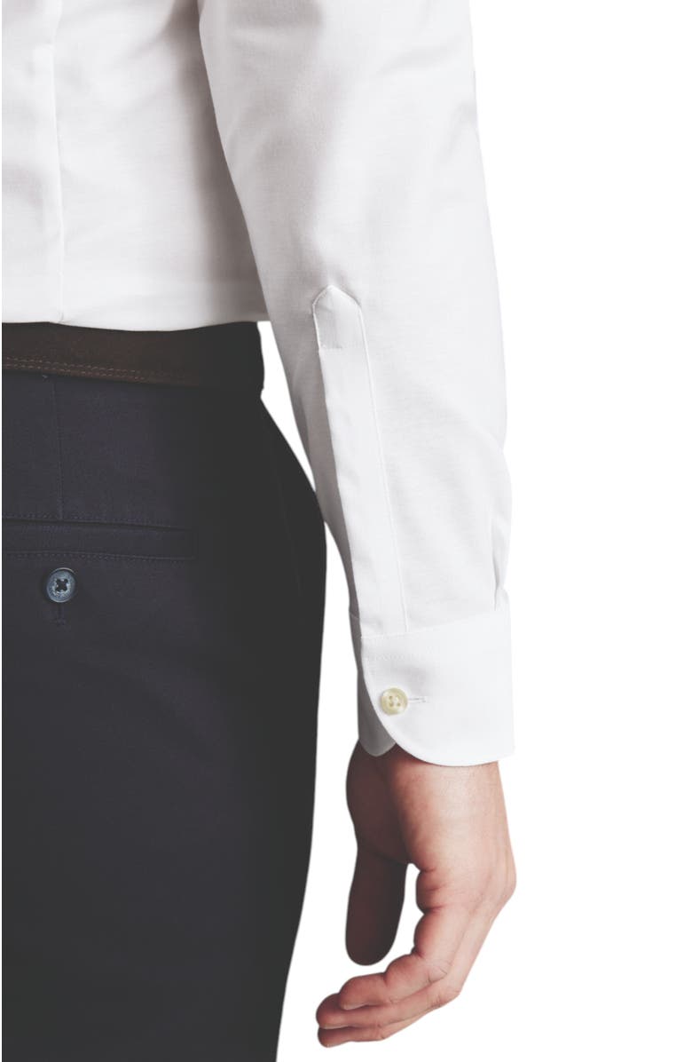 Charles Tyrwhitt Non-Iron Stretch Oxford Shirt, Alternate, color, White