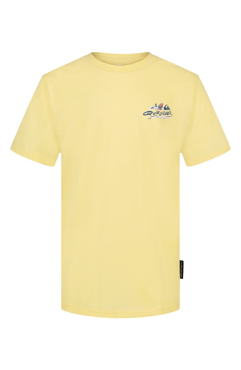 Quiksilver Kids' Paradise Logo Graphic Tee, Main, color, Mellow Yellow