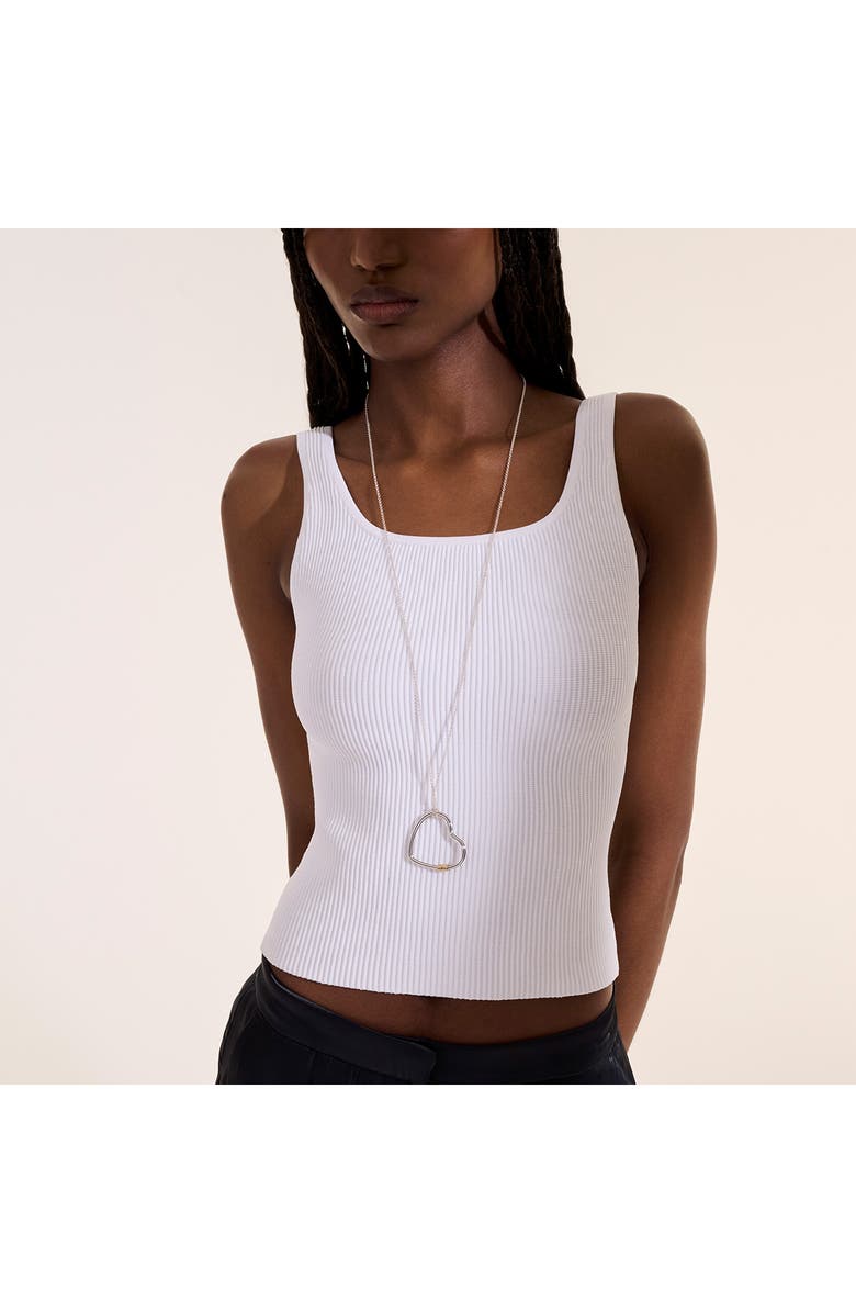 John Hardy Bamboo Collection Heart Pendant Necklace, Alternate, color, 