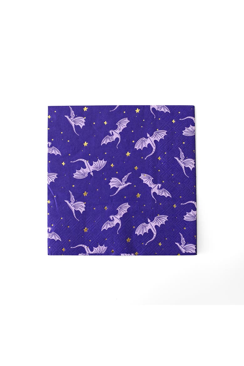 Romantasy Dragon Themed Large Napkins, Main, color, Assorted Pre-Pack
