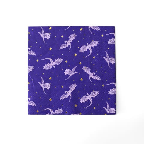Romantasy Dragon Themed Large Napkins
