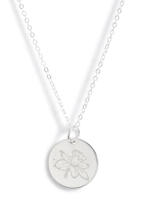 Birth Flower Necklace
