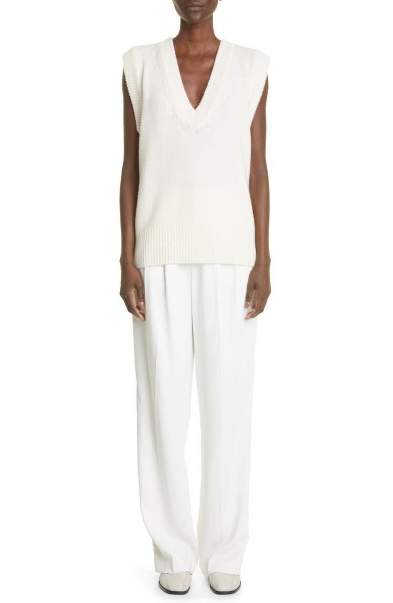 CO Pleat Front Stretch Trousers, Alternate, color,