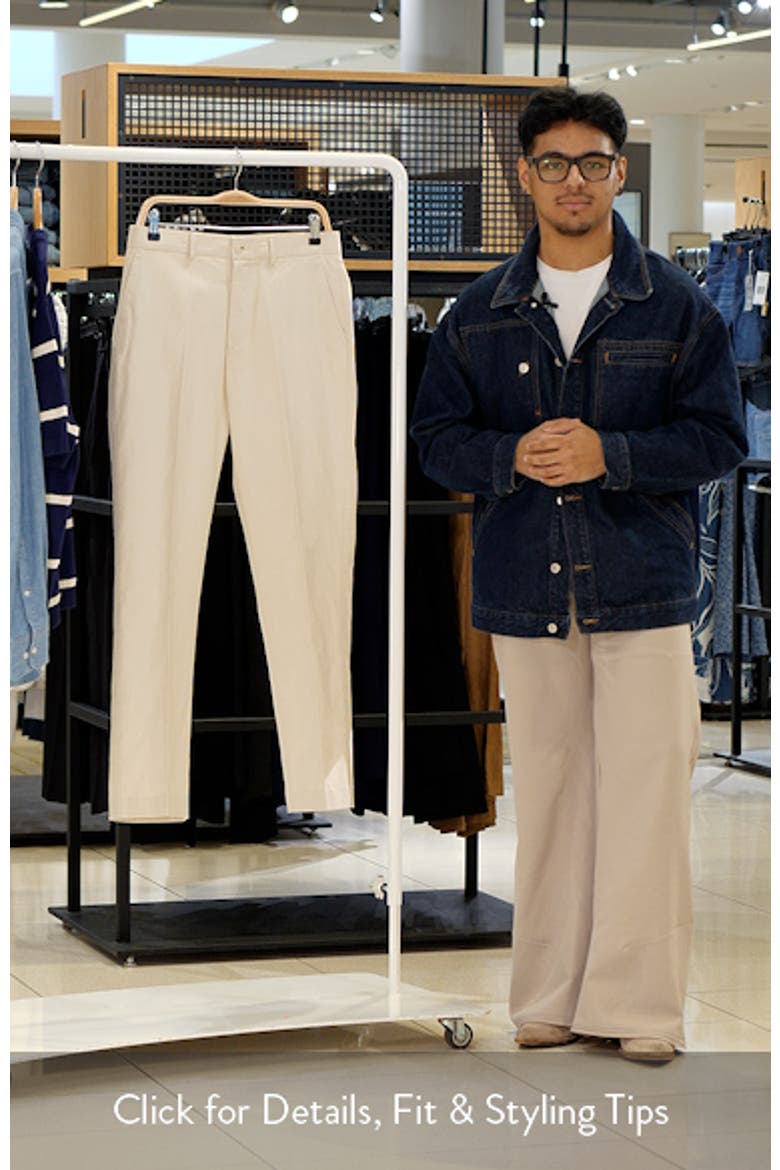 Linen Blend Straight Leg Pants video