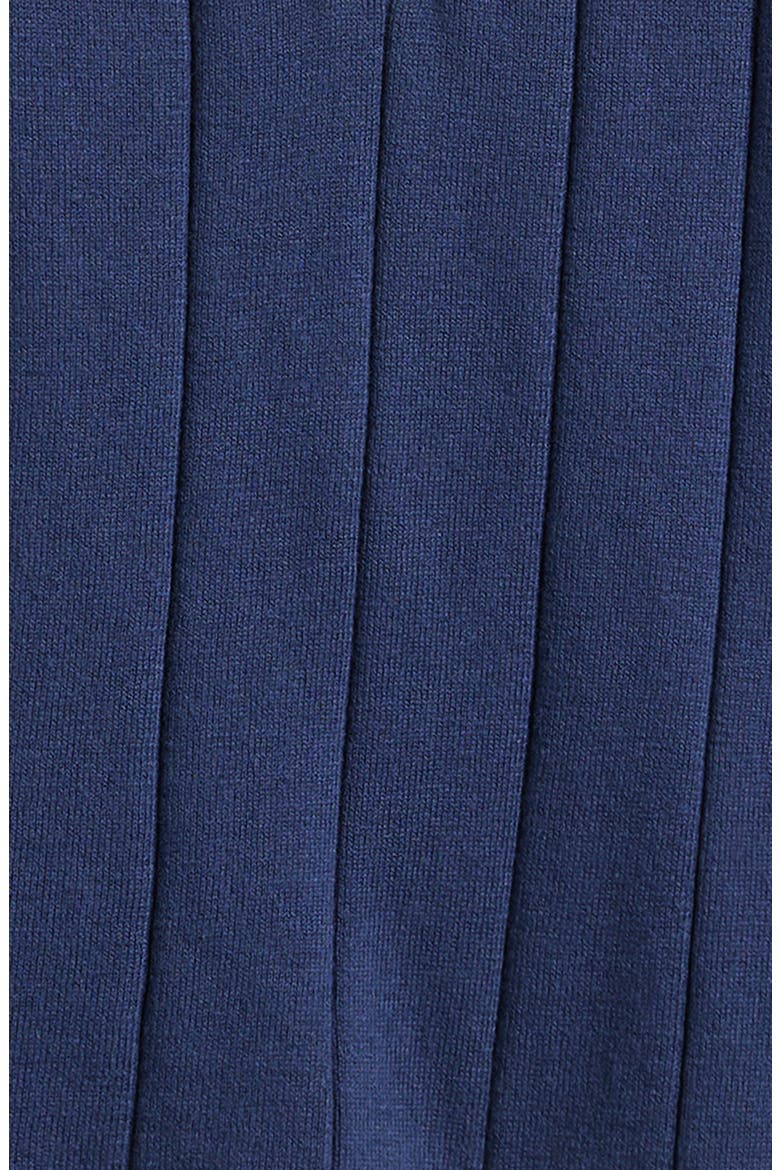 Kids' Swolo Contrast Trim Cotton Blend Rib Polo, Alternate, color, SARGASSO SEA