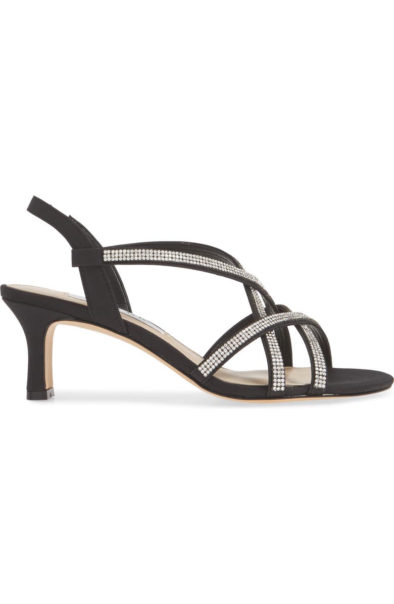 Nina Noni Crystal Embellished Slingback Sandal, Alternate, color,
