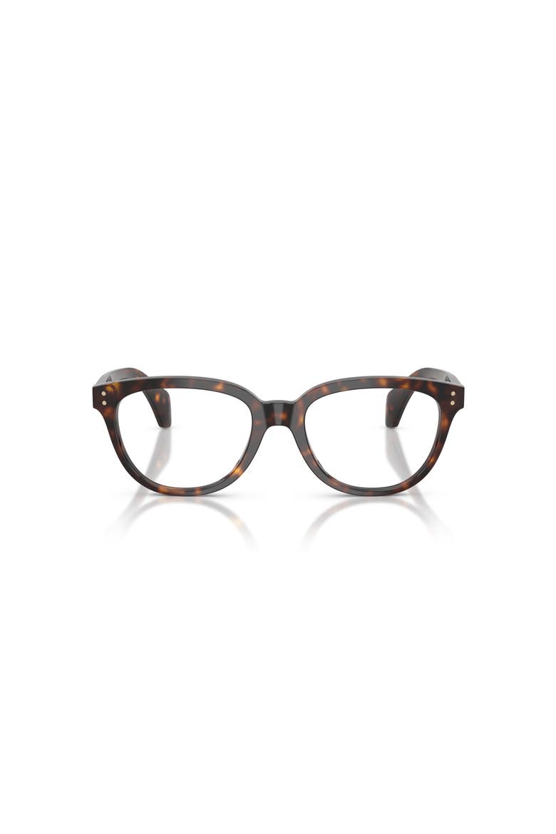 50mm Rectangle optical glasses, Alternate, color, Tortoise