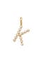  Gold Vermeil Initial K