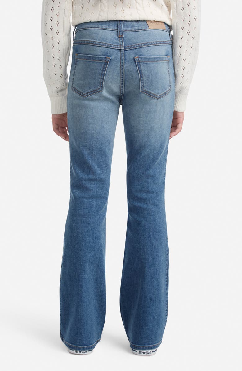 abercrombie kids Kids' High Waist Flare Jeans, Alternate, color, Twilight