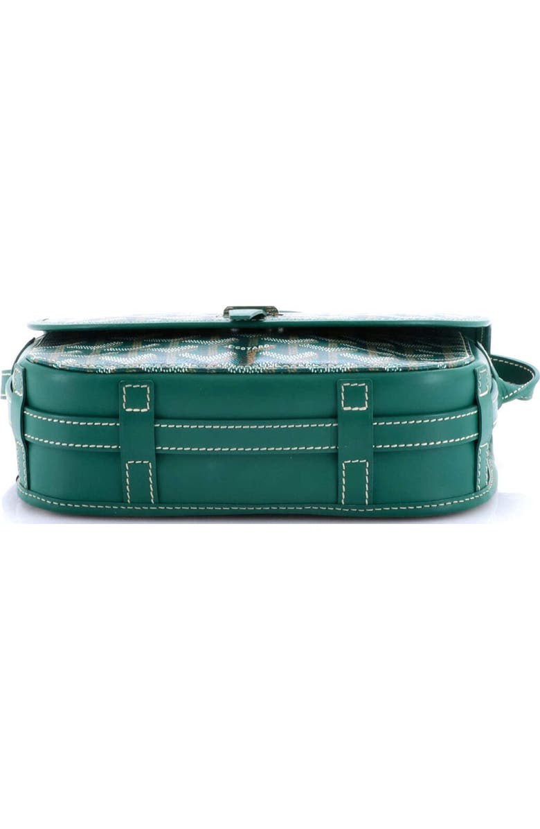 Pre-Owned Goyard Belvedere II Messenger Bag Coated Canvas PM, Alternate, color, Green