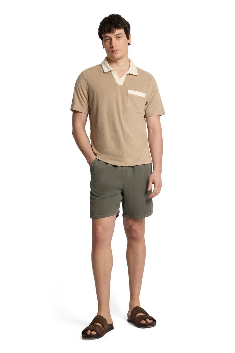 Lyocell Beach Short, Main, color, Agave