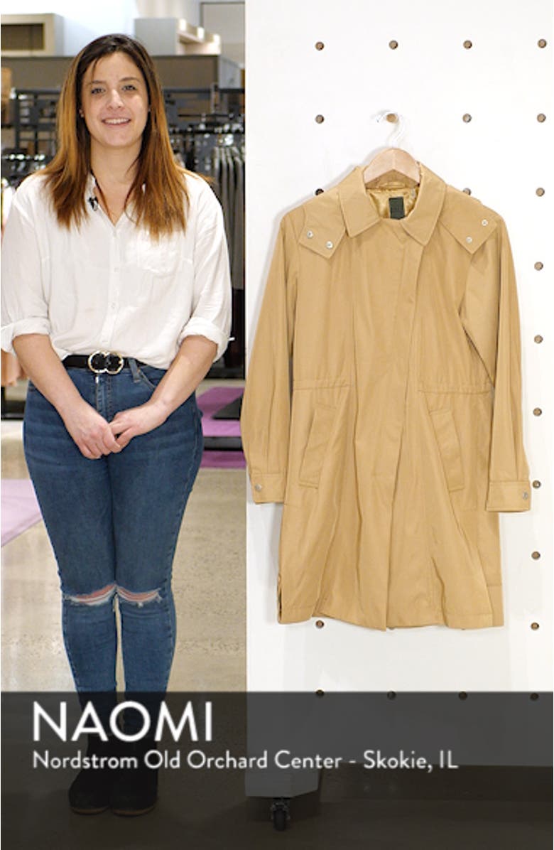 Tech Hooded Trench Coat, sales video thumbnail