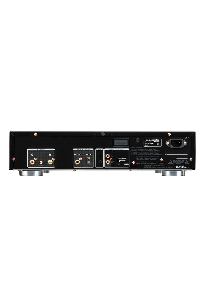 CD6007 Single-Disc CD Player with USB Port, Alternate, color, Black