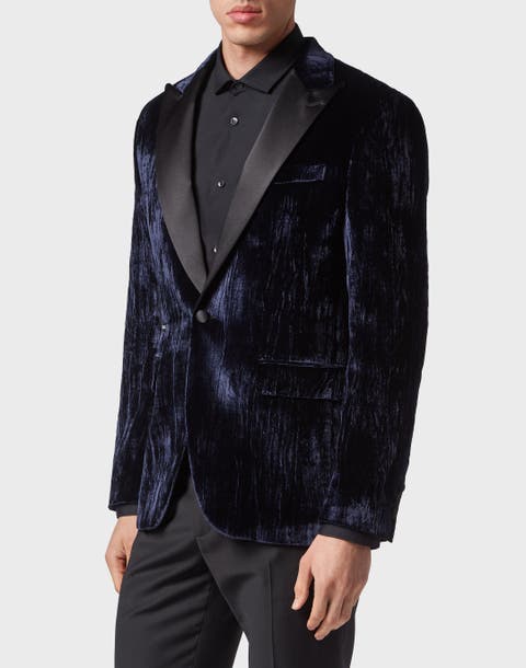 Velvet Blazer Lord Fit Men