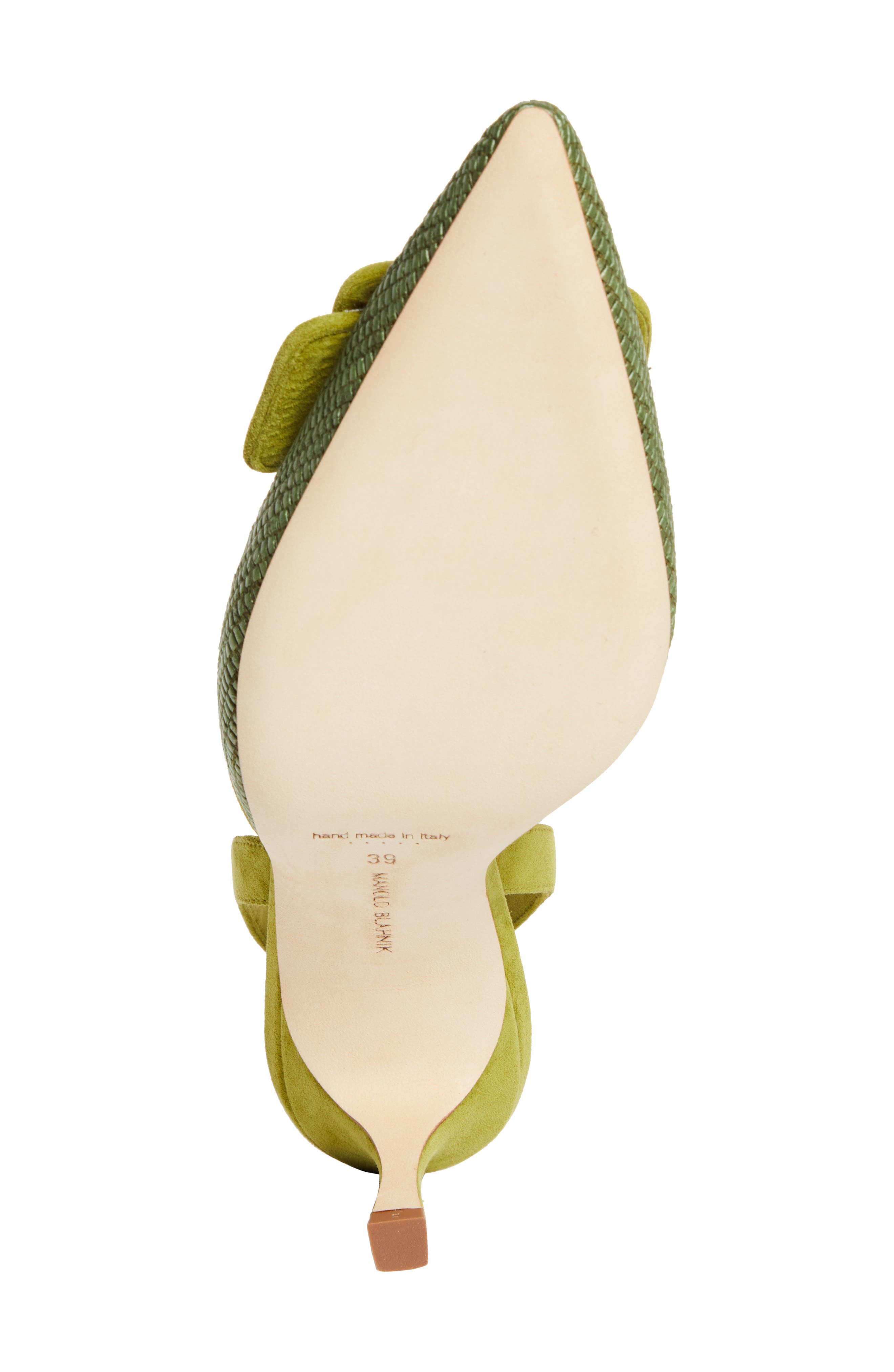 Manolo Blahnik Mayslibi Buckle Slingback Pump, Alternate, color, 