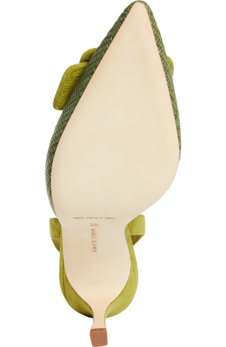 Manolo Blahnik Mayslibi Buckle Slingback Pump, Alternate, color,