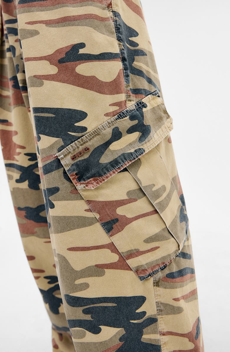 BDG Urban Outfitters Bobbi Desert Camo Cotton Pants, Alternate, color, Desert Camo