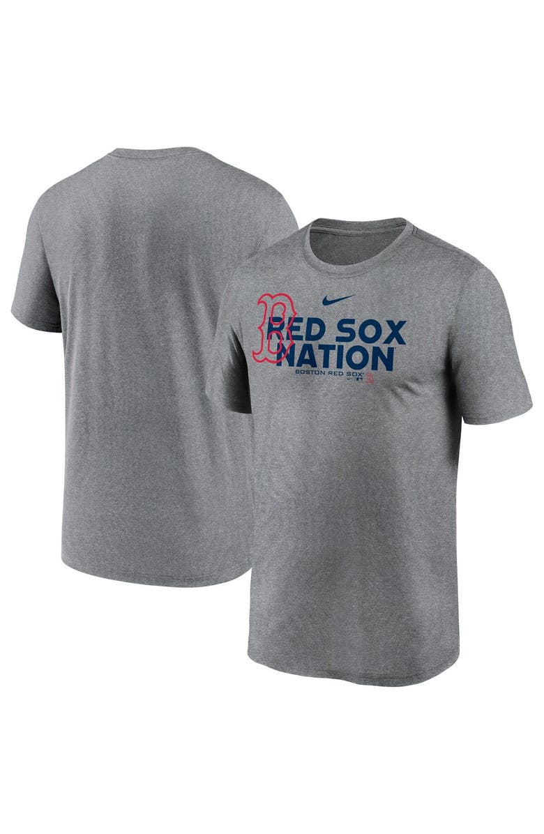 Nike Men's Nike Heathered Charcoal Boston Red Sox Local Rep Legend Performance T-Shirt, Main, color, Heather Charcoal