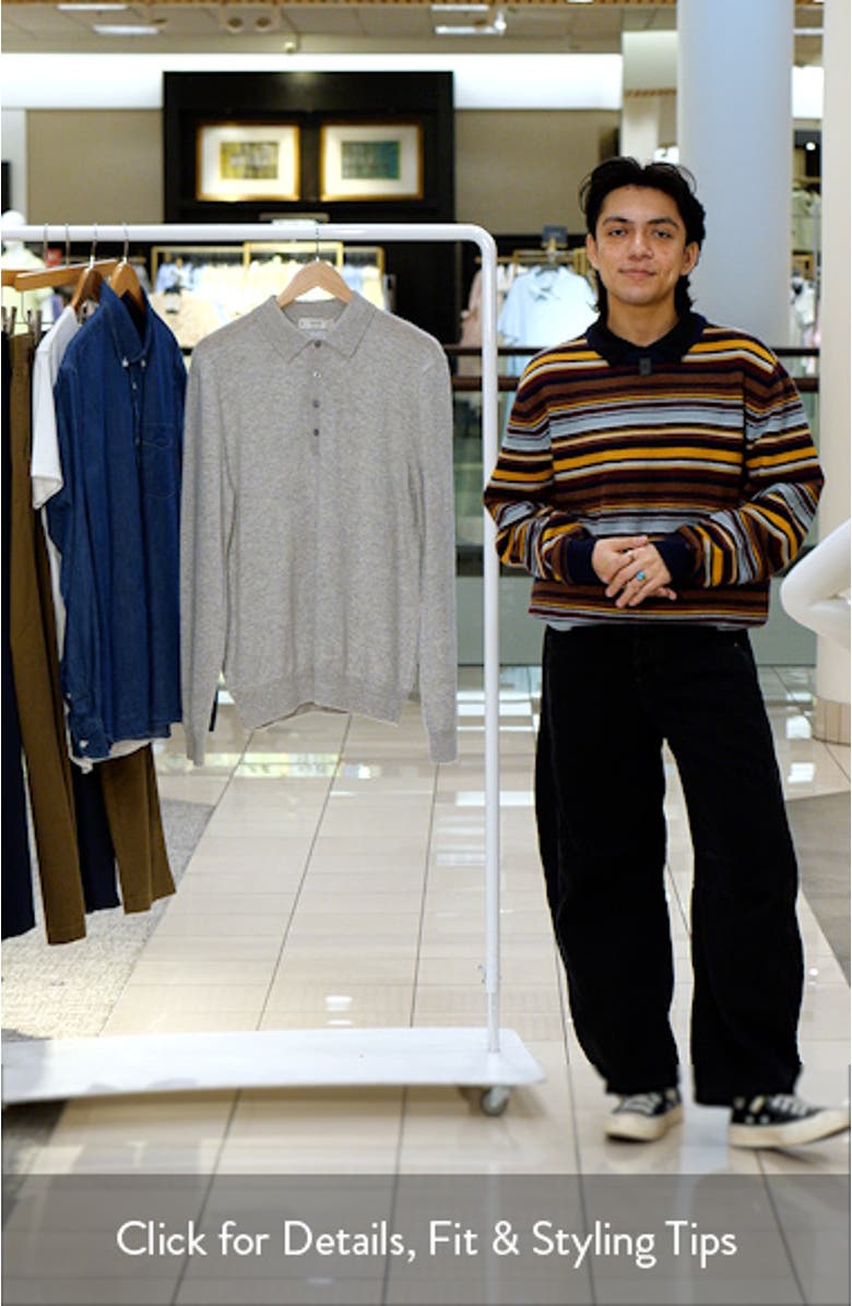 Cashmere Polo Sweater, sales video thumbnail