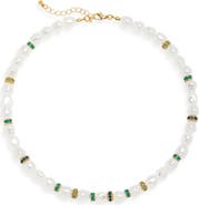 NORDSTROM RACK Faux Pearl Beaded Necklace