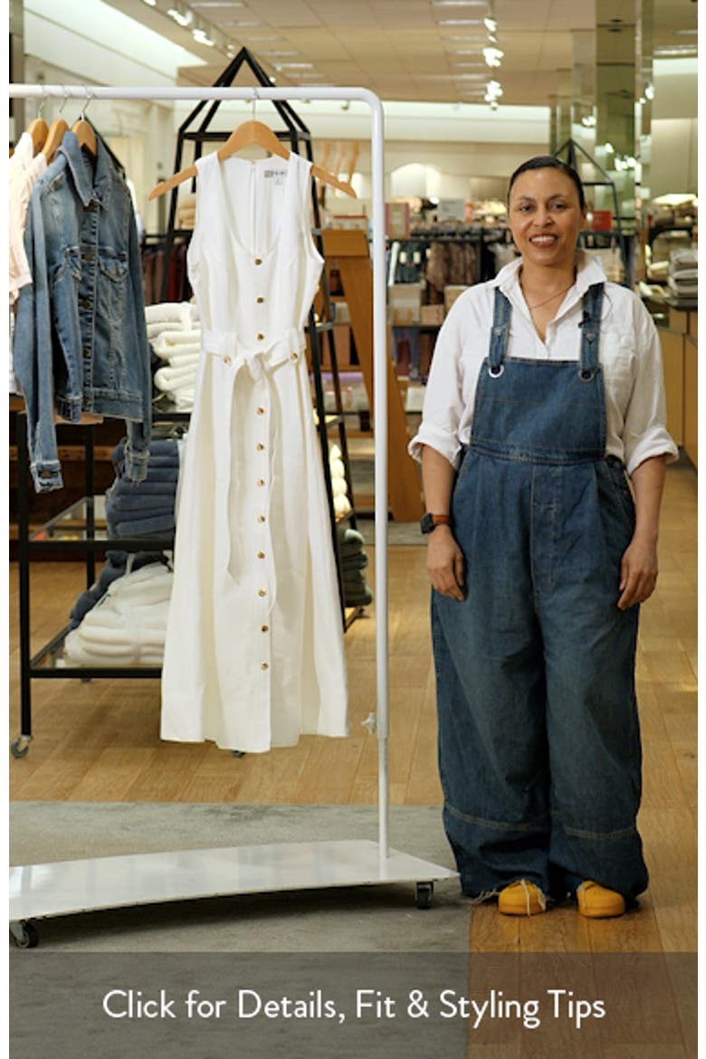 Priscilla Button Down Midi Dress video