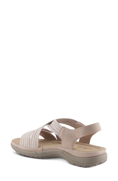 Flexus By Spring Step Crossbeam Sandal In Nude