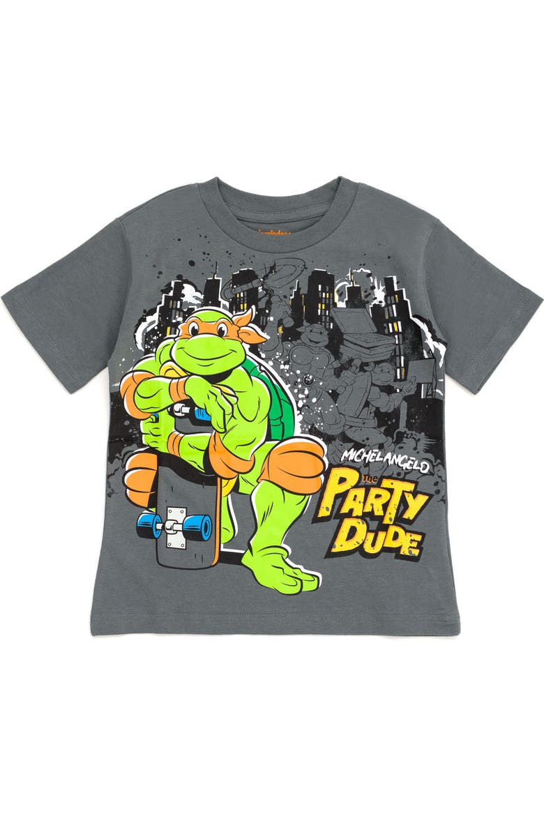 4-Pack T-Shirts, Alternate, color, Blue Purple Red Gray