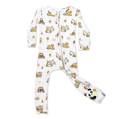 Baby Love Trucks Convertible Footie