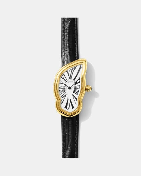 Large Melting Gold Watch