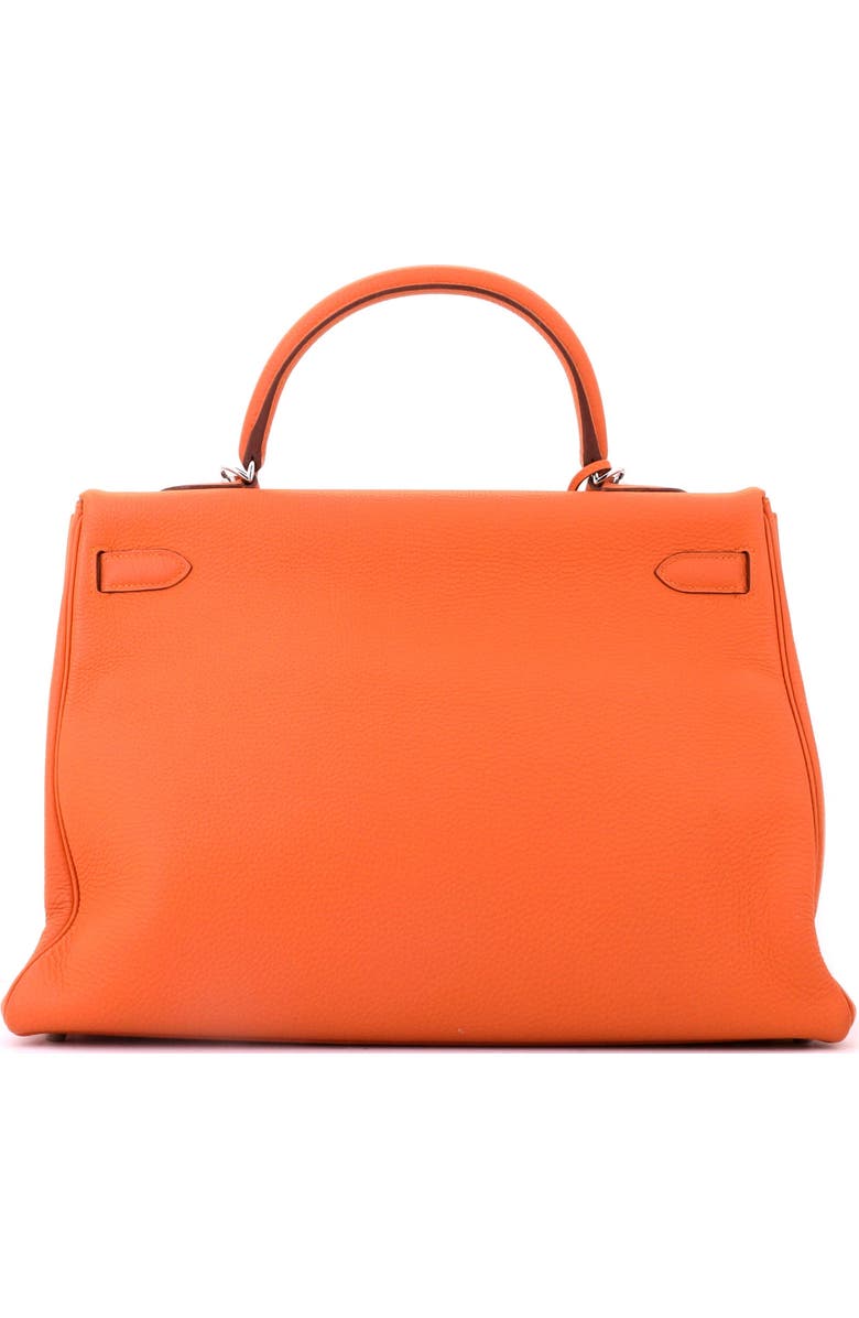 Pre-Owned Hermes Kelly Handbag Orange Togo with Palladium Hardware 35, Alternate, color, Orange H