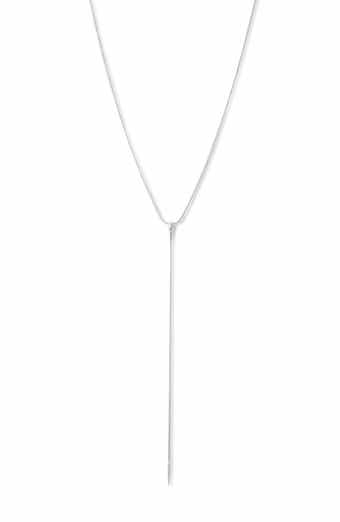 AllSaints Serpent Y-Drop Necklace