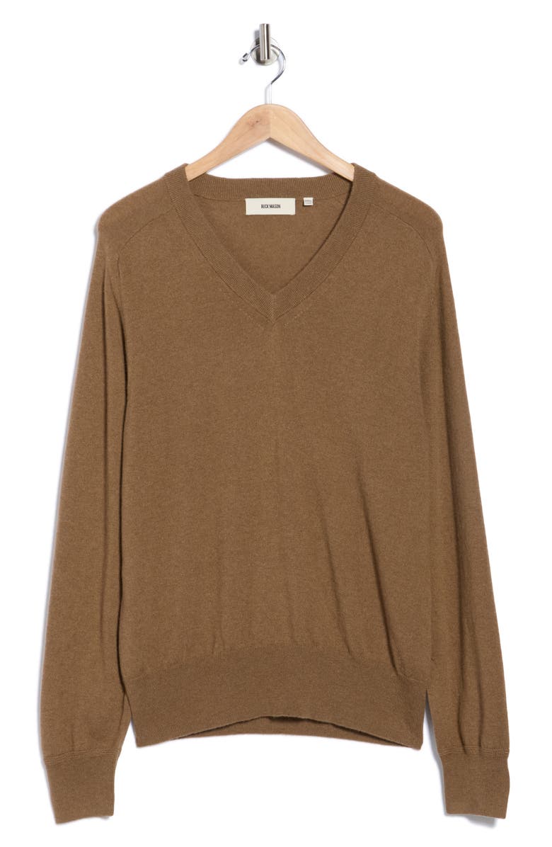 BUCK MASON California Cashmere V-Neck Sweater, Alternate, color,