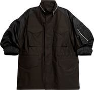 Sacai Mixed Media Short Sleeve Jacket