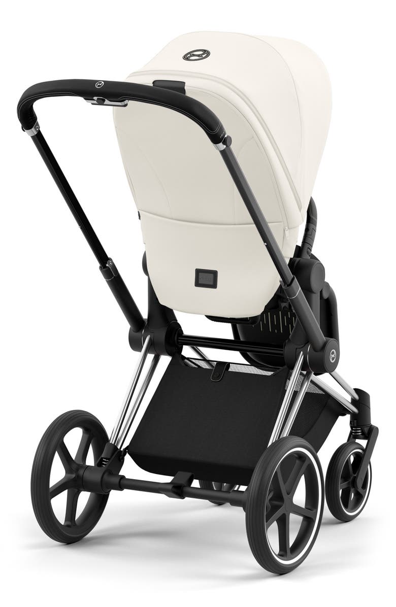 CYBEX Priam 4 Chrome Stroller, Alternate, color, Off White/ Black