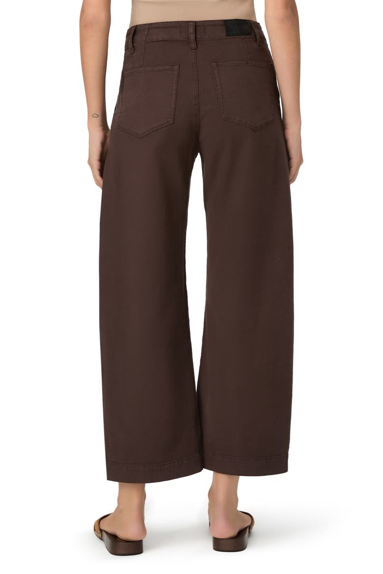 Arellia Drawstring High Waist Ankle Barrel Pants, Alternate, color, RICH CHOCOLATE