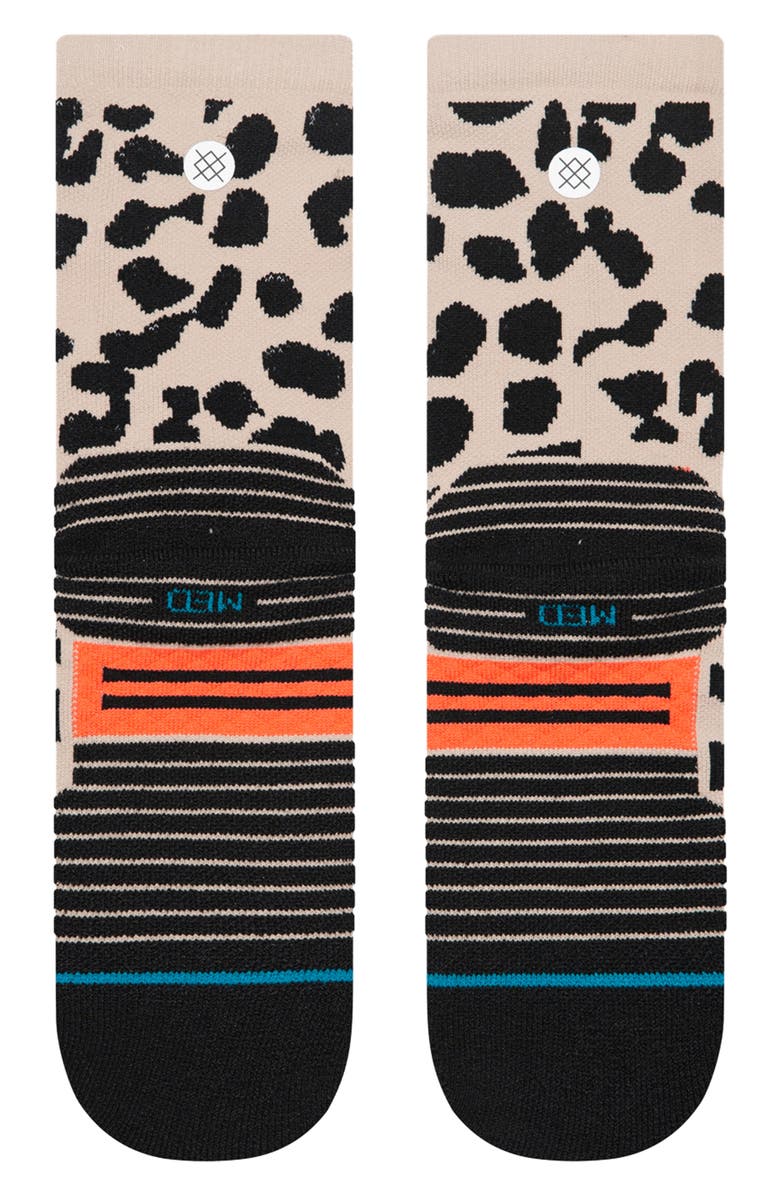 Stance Medium Performance Crew Socks, Alternate, color, Stringgrey