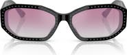 Jimmy Choo 56mm Gradient Oval Sunglasses