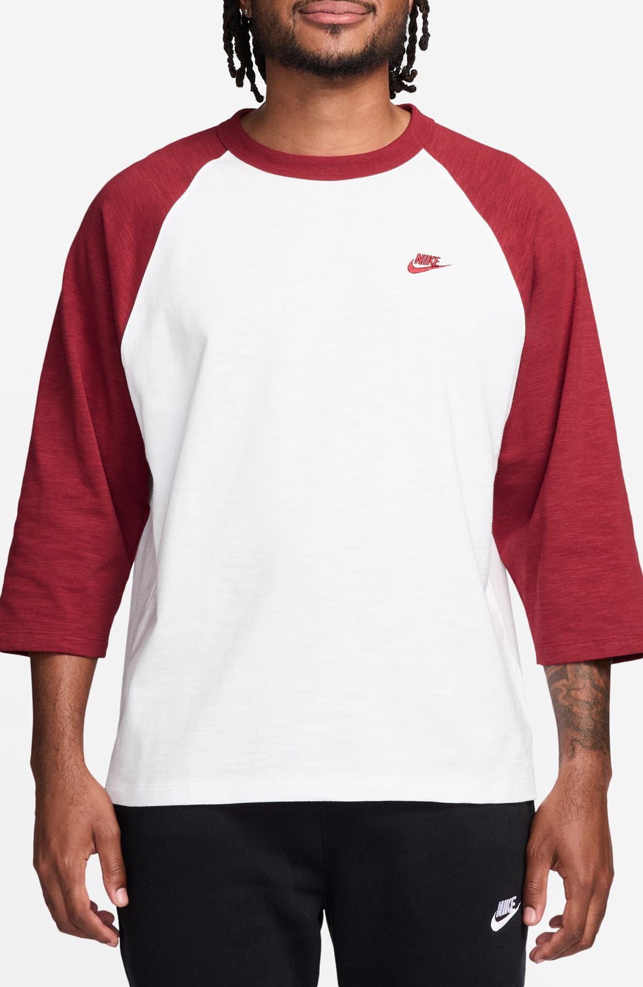 Colorblock Three Quarter Sleeve Cotton T-Shirt - image 5