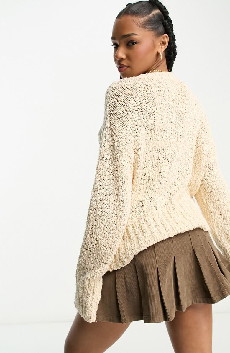 ASOS DESIGN Bell Sleeve Sweater, Alternate, color,