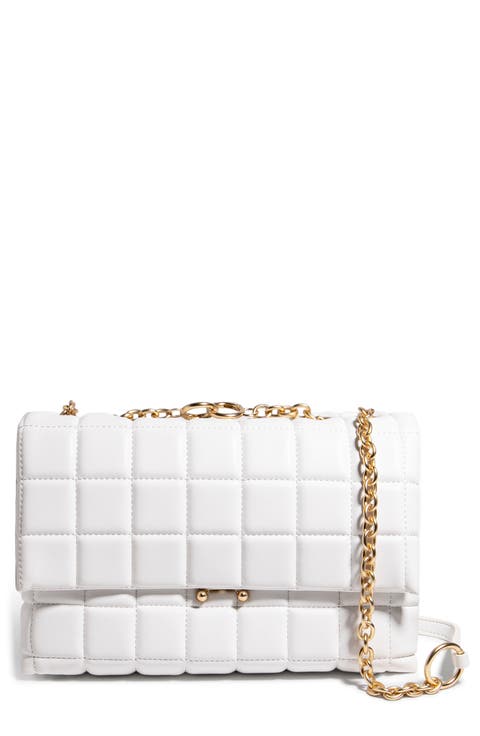 We Step Up Vegan Leather Shoulder Bag