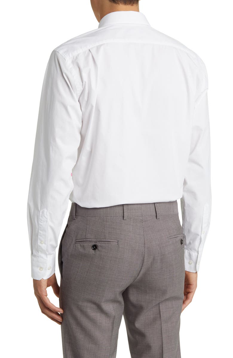 Nordstrom Trim Fit Dress Shirt, Alternate, color, White