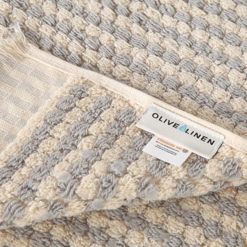 Olive And Linen Olive & Linen Dots Terry Towel Set