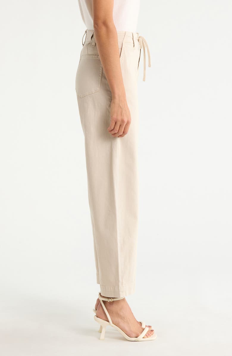 PAIGE Arellia Drawstring High Waist Ankle Barrel Pants, Alternate, color, Vintage Biscotti