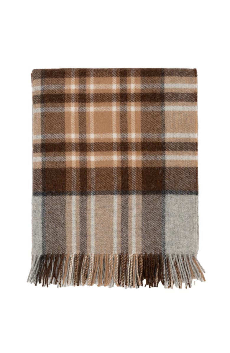 Prince of Scots Highland Tweeds Shetland Lambswool Throw, Alternate, color, Mckellar