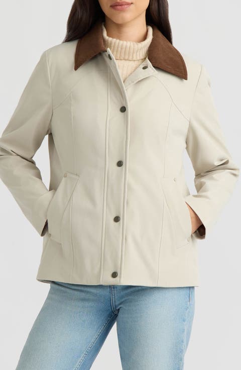 London Poly Canvas Padded Jacket
